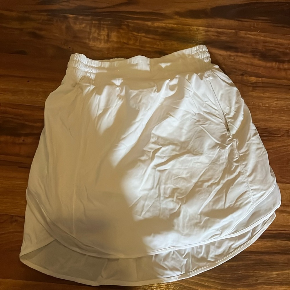 lululemon hotty hot white long skirt